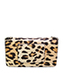 Leopard Bayswater Clutch, back view
